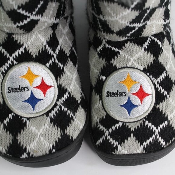 Pittsburgh Steelers Bootie Slippers Women Size Small (5-6) - Picture 2 of 9